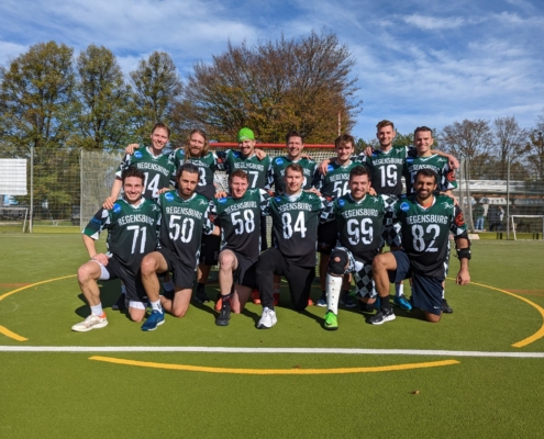 Team der SG Passau/Regensburg beim Spiel gegen München D